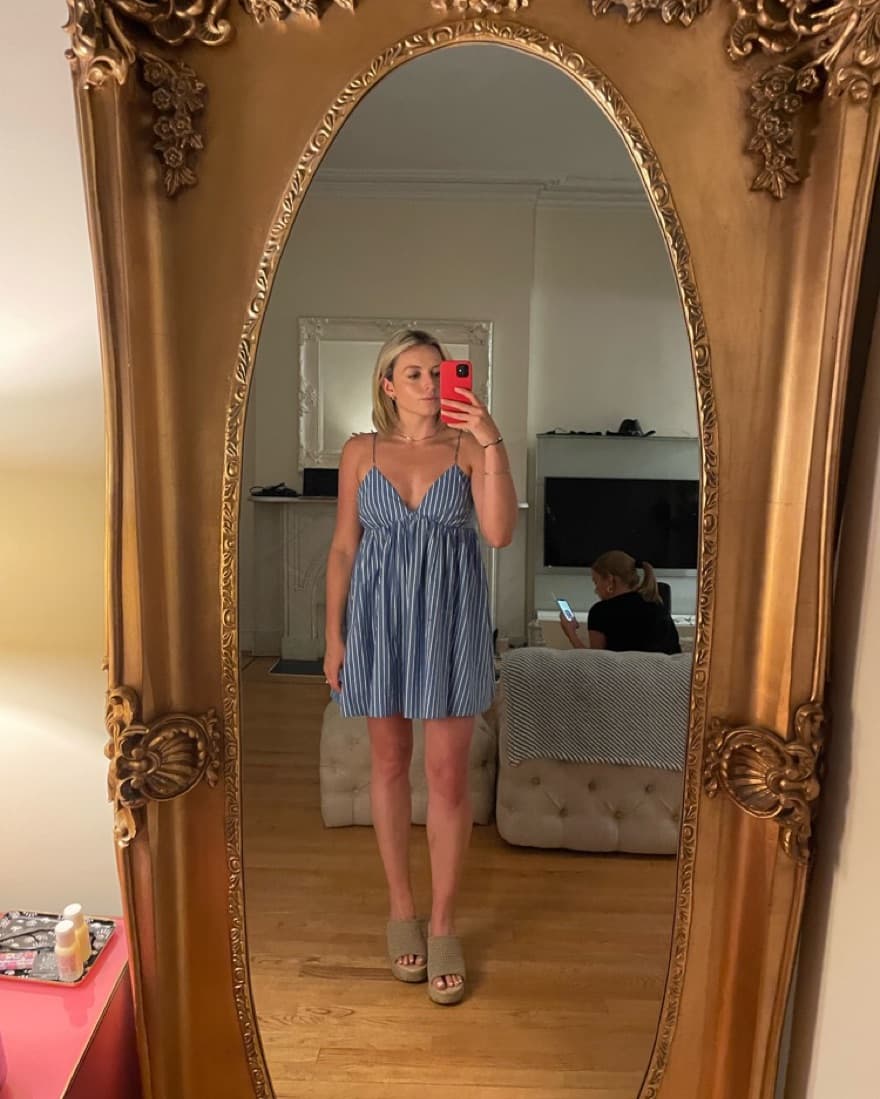 Reformation Mini Dress - Blue - Image 2