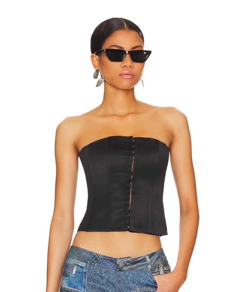 Satin Corset Top - Image 1
