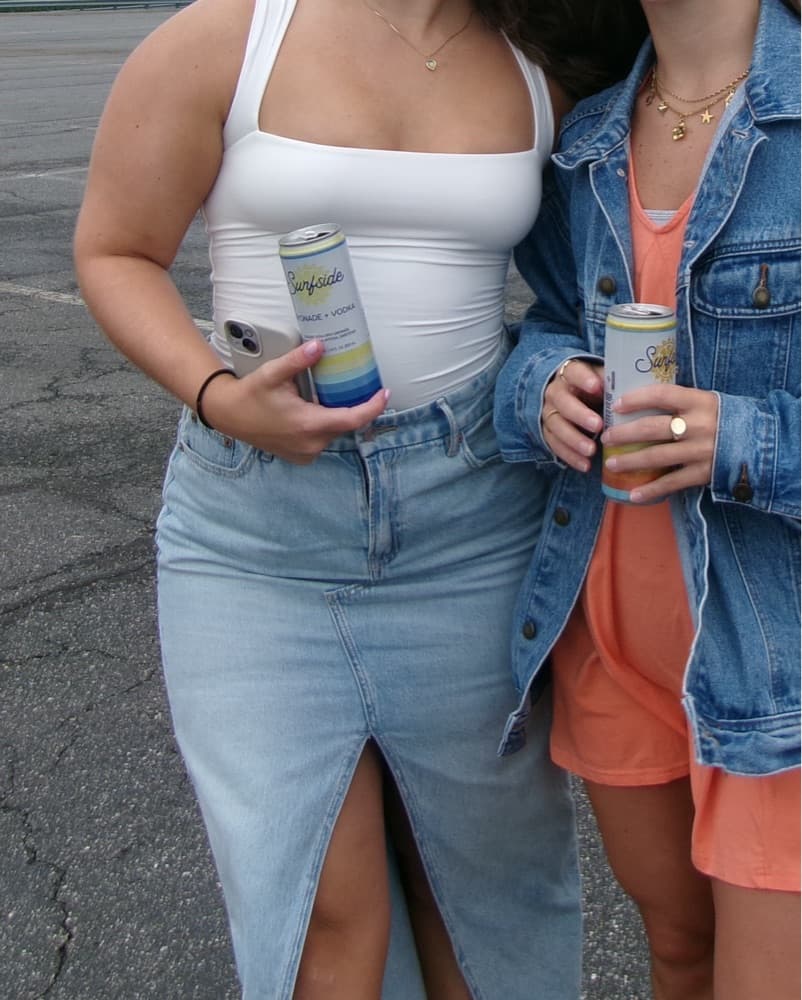 American Eagle Long Split Denim Skirt  - Image 3