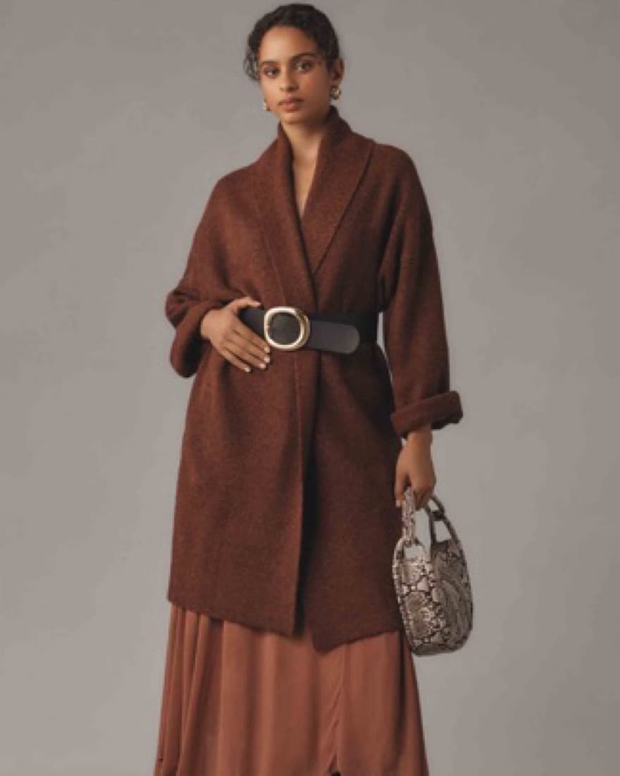 Anthropologie Snakeskin Shoulder Bag - Image 2