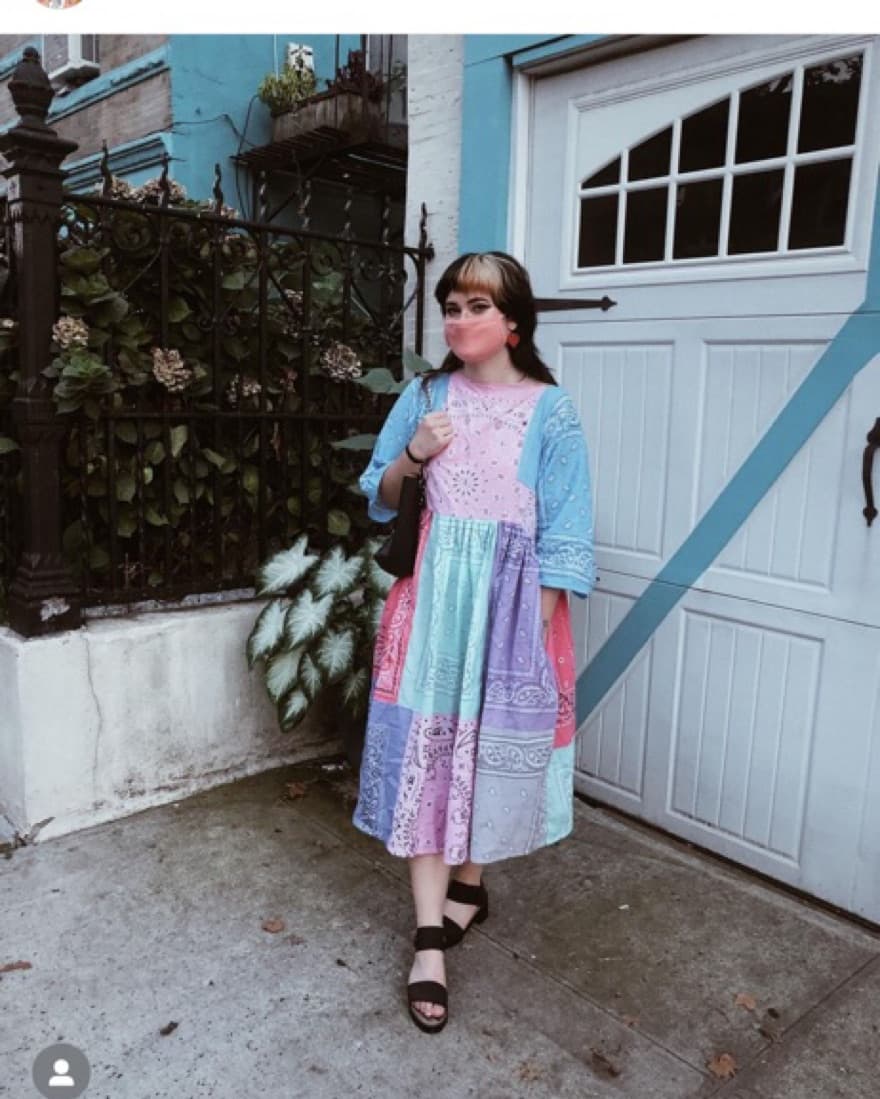 psychic outlaw custom bandana dress - Image 1