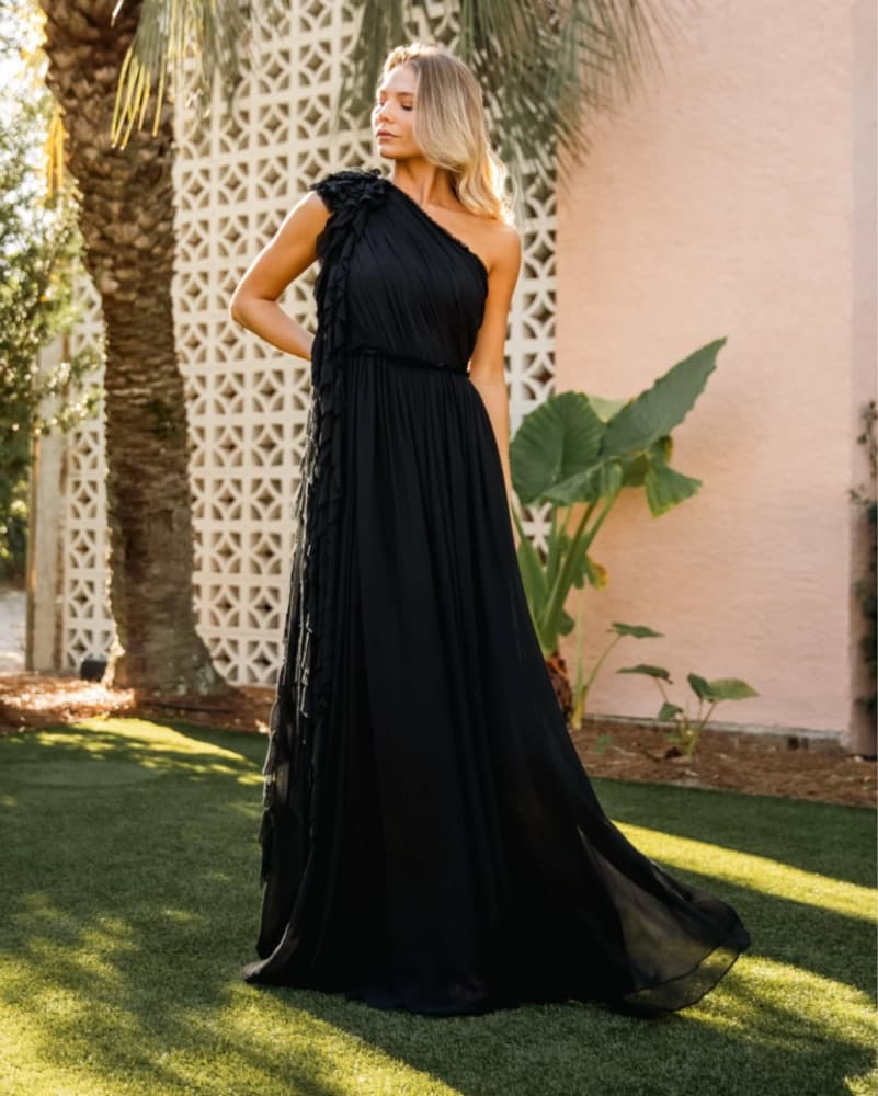 Ulla Johnson Adona Gown In Noir - Image 4