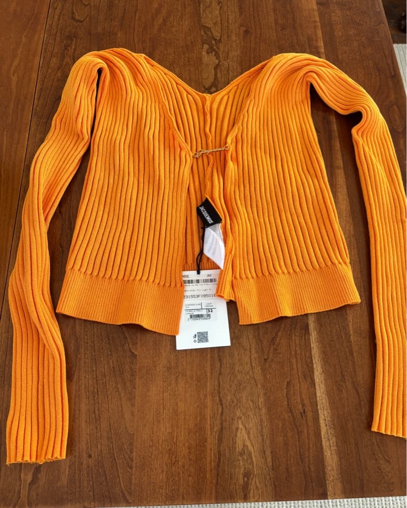 Jacquemus Orange Sweater - Image 1