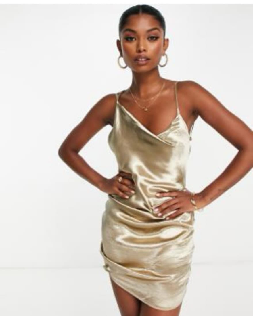 Gold Backless Dress - Image 1