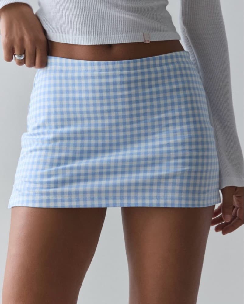 Gingham skirt  - Image 1