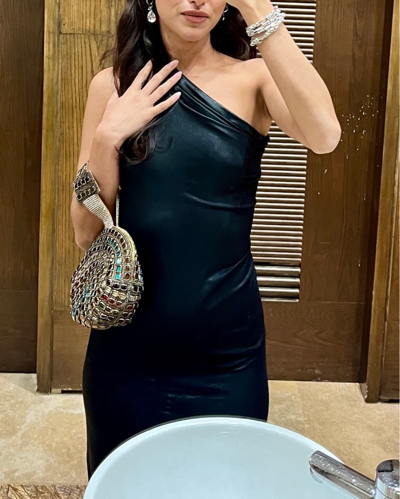Rick Owens Black Metallic Dress - Image 3