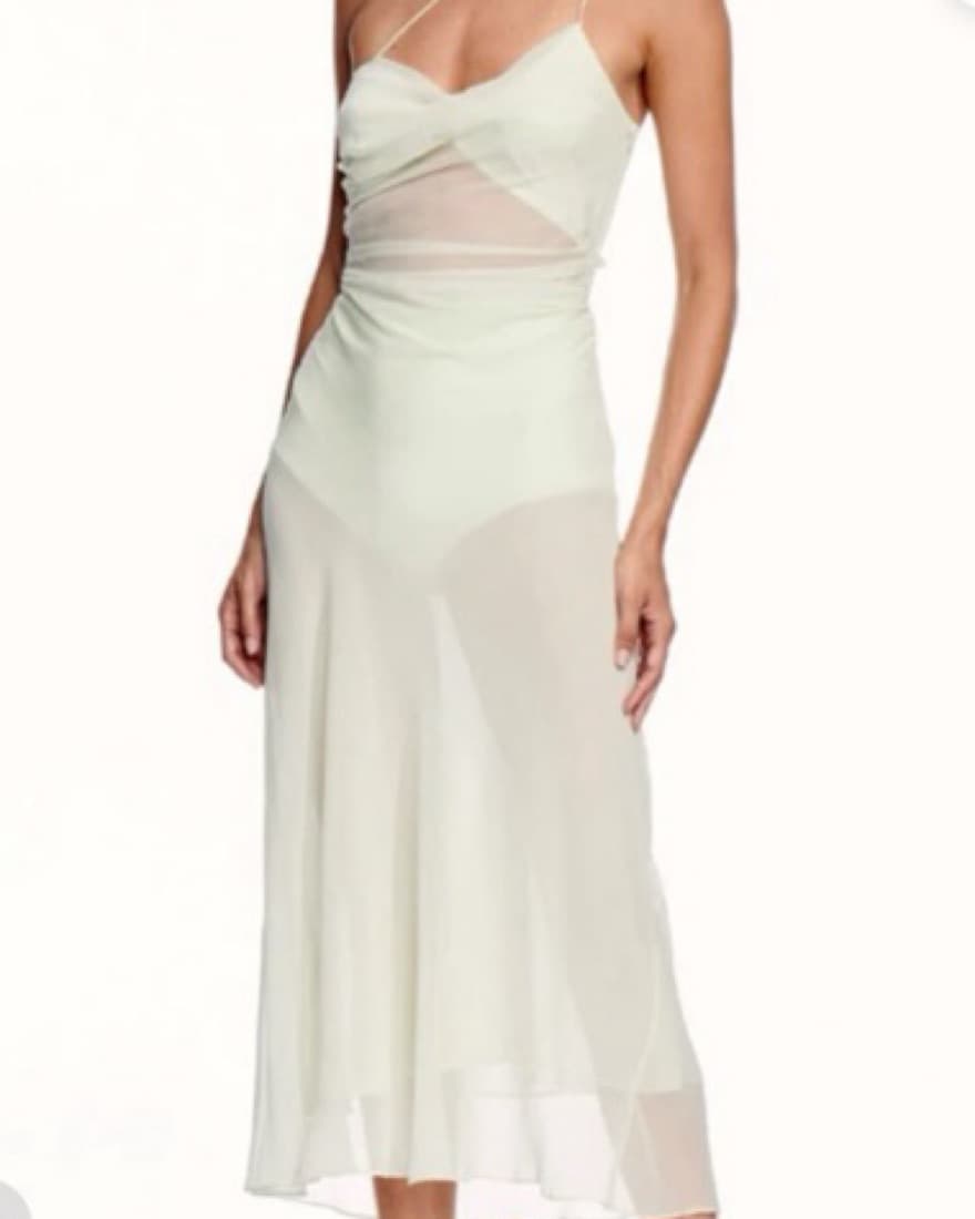 THE SEI DIAPHANOUS DRESS CELADON - Image 3