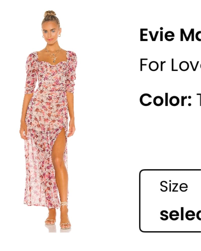 For Love And Lemons Maxi Dress - Image 2