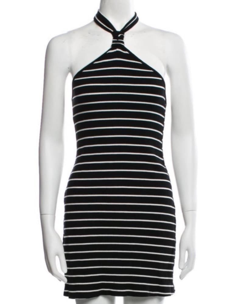 Reformation Striped Mini Dress - Image 1