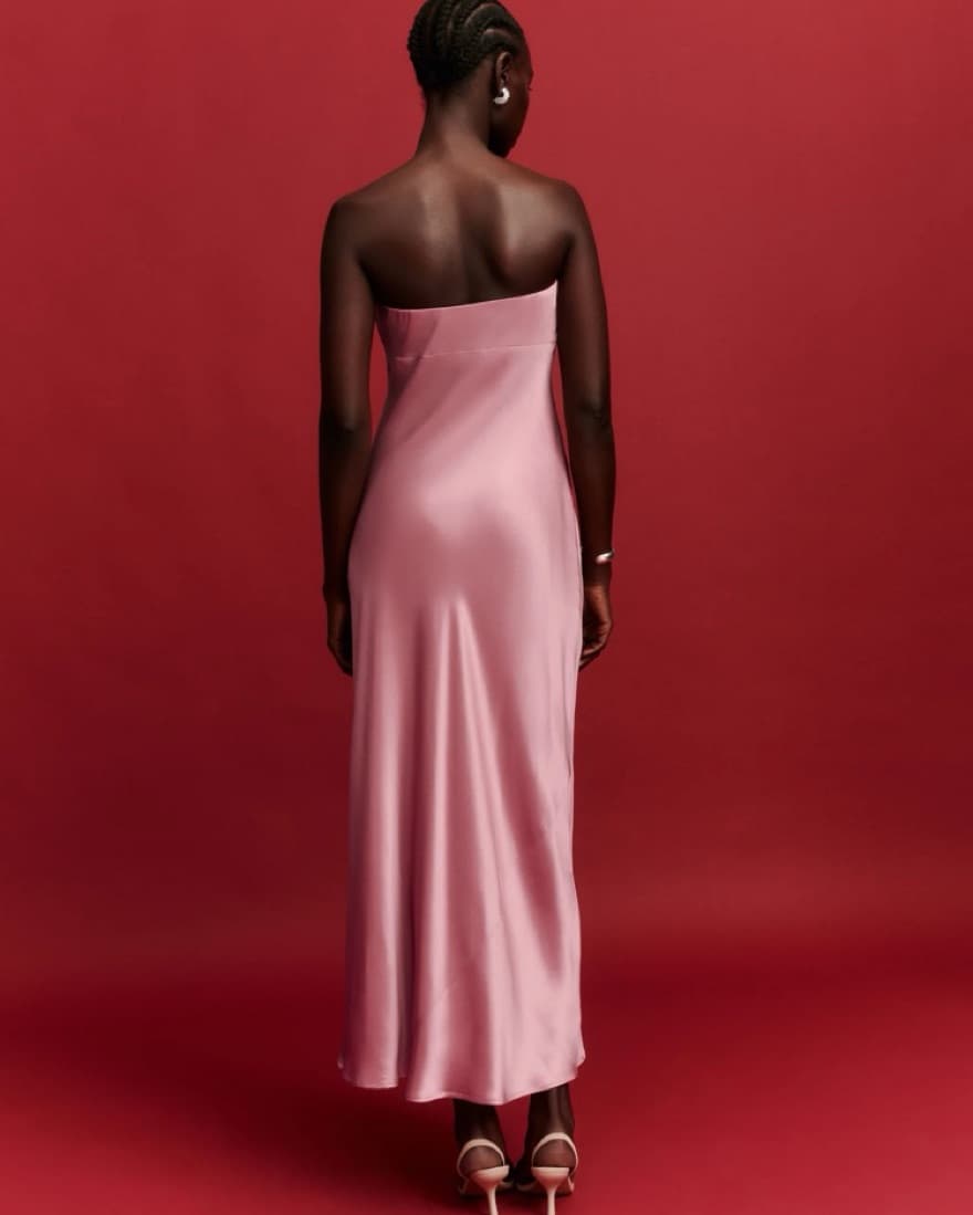 Reformation Joana Silk Dress - Image 5
