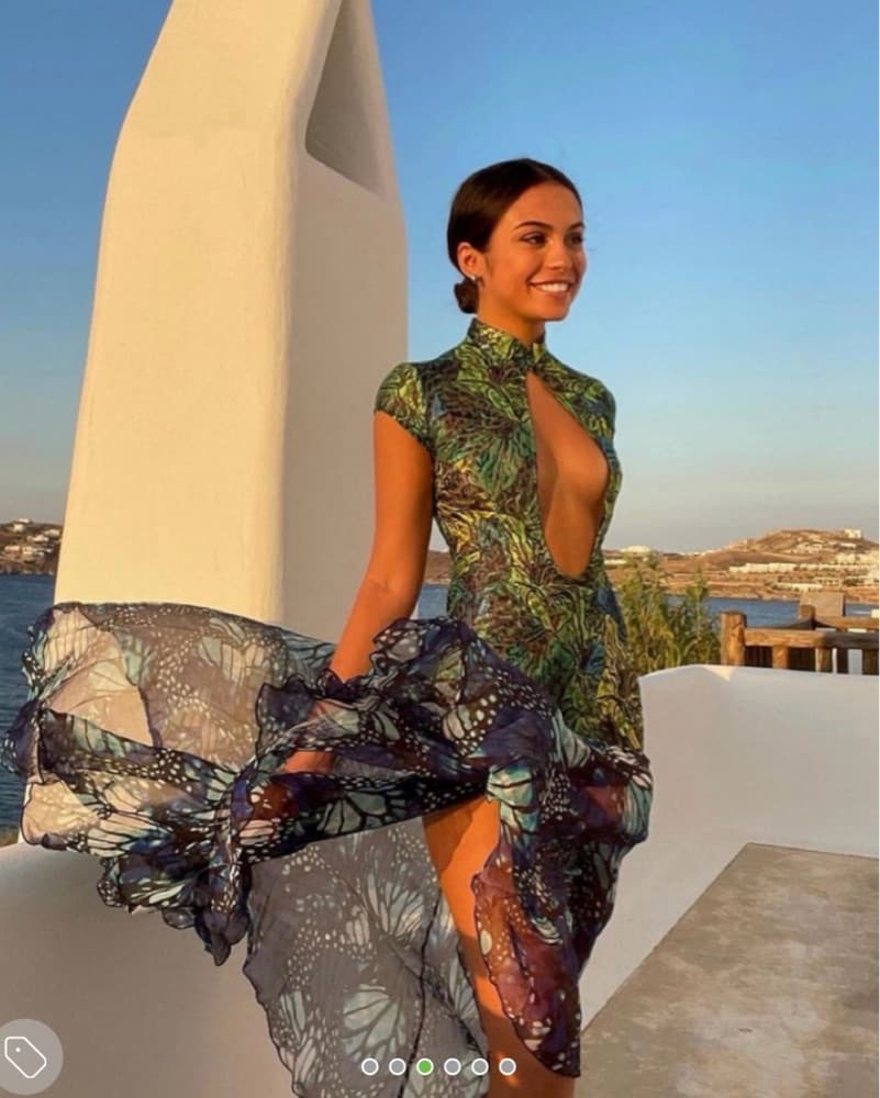 Kim Shui Sheer Butterly Dress - Image 2