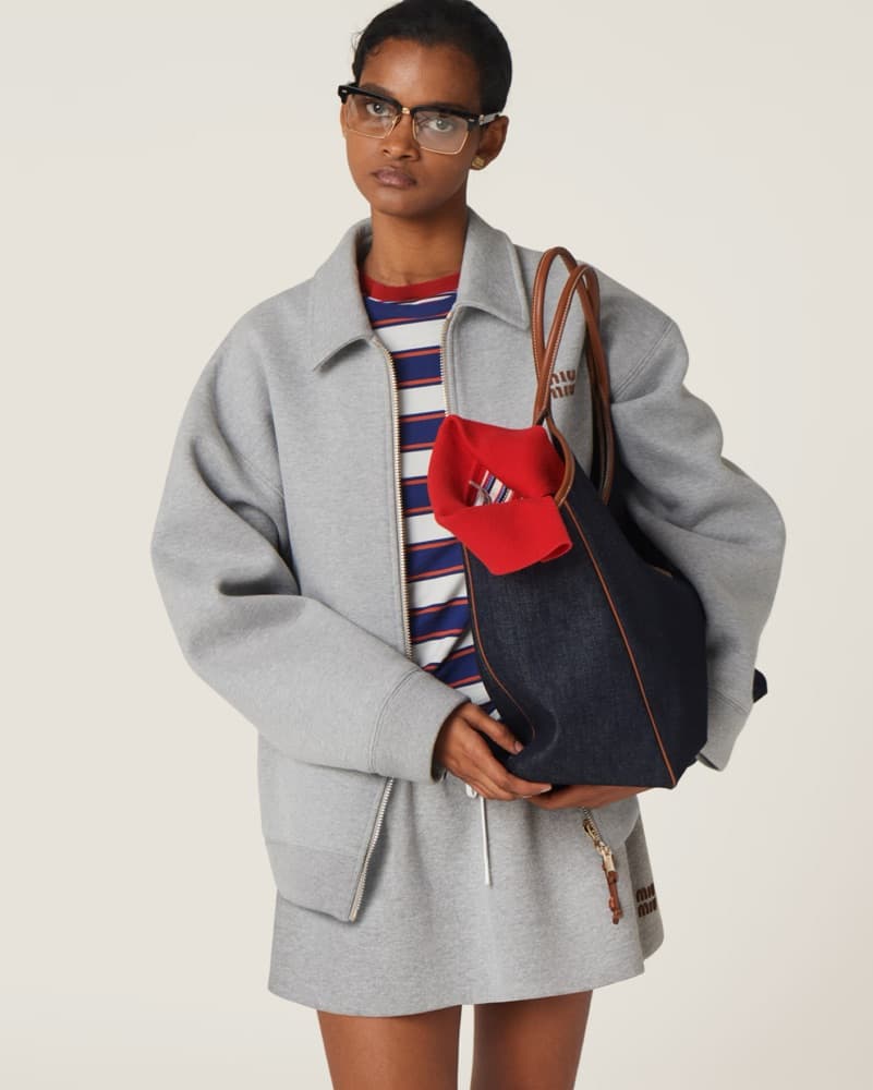 Miu Miu Cotton Fleece Mini Skirt - Image 2
