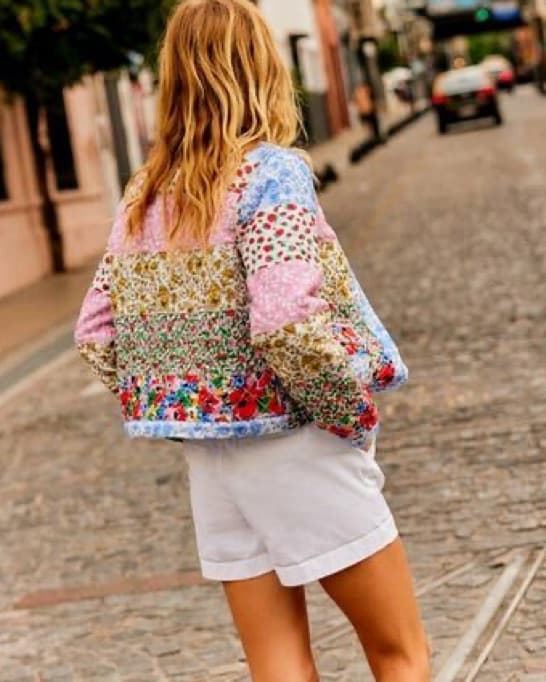 Boden Reversible Floral Quilted Jacket - Image 4