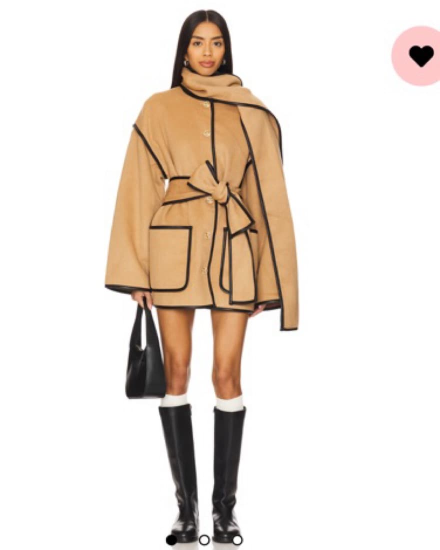 Tularosa Diana Coat In Camel  - Image 1
