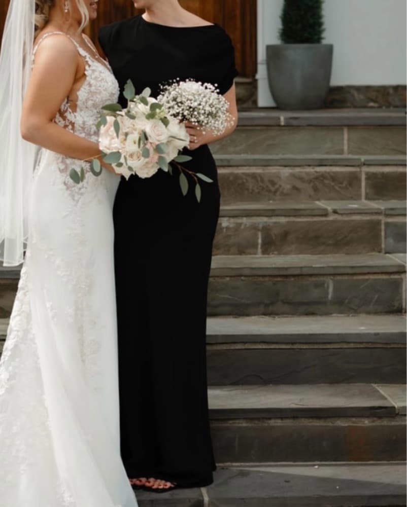 Elegant Black Tie Gown - Image 1