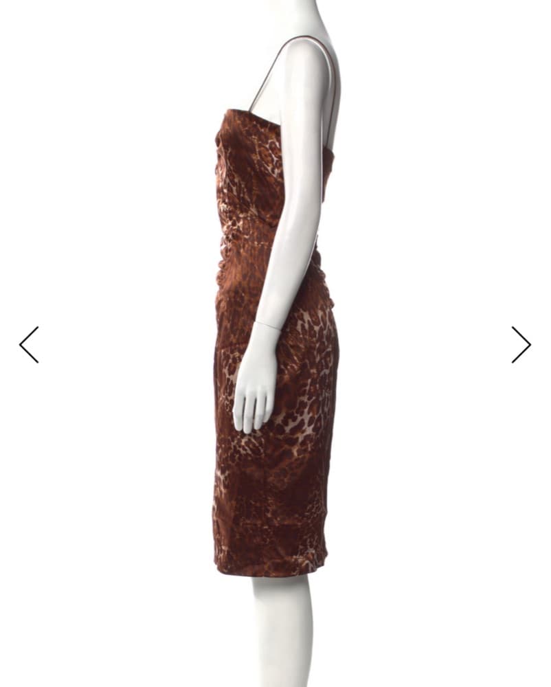 Nicole Miller Cheetah Animal print Dress - Image 2