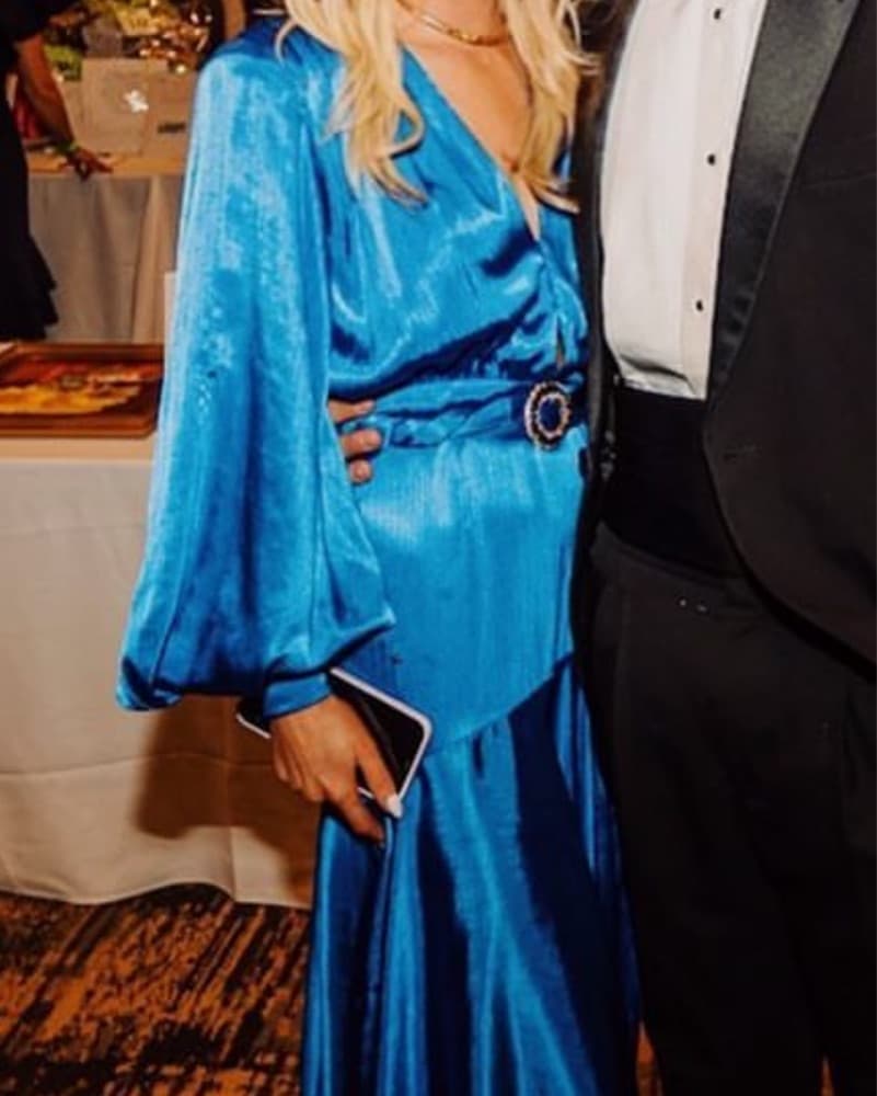 BRONX AND BANCO CARMEN INDIGO GOWN - Image 2