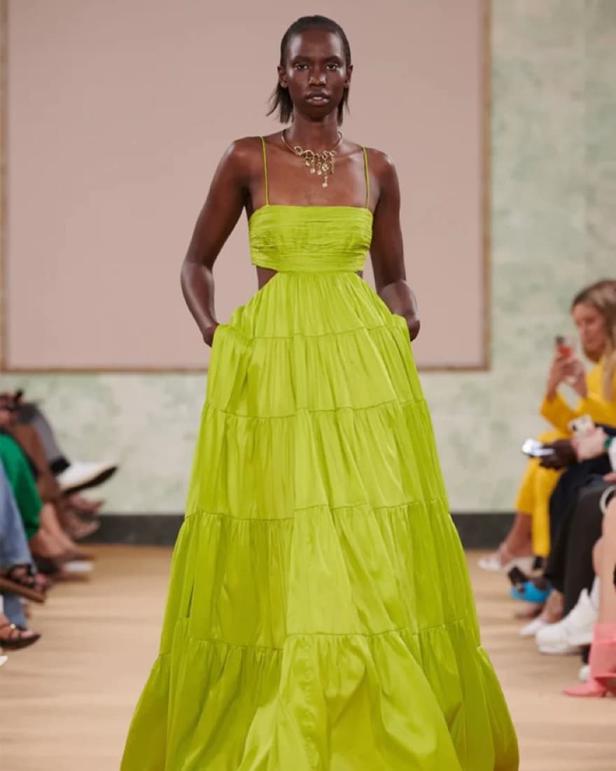 Aje Sartre Tiered Maxi Dress - Image 5