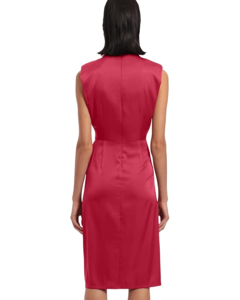 Donna Morgan Mock Neck Twist Dress - Image 3
