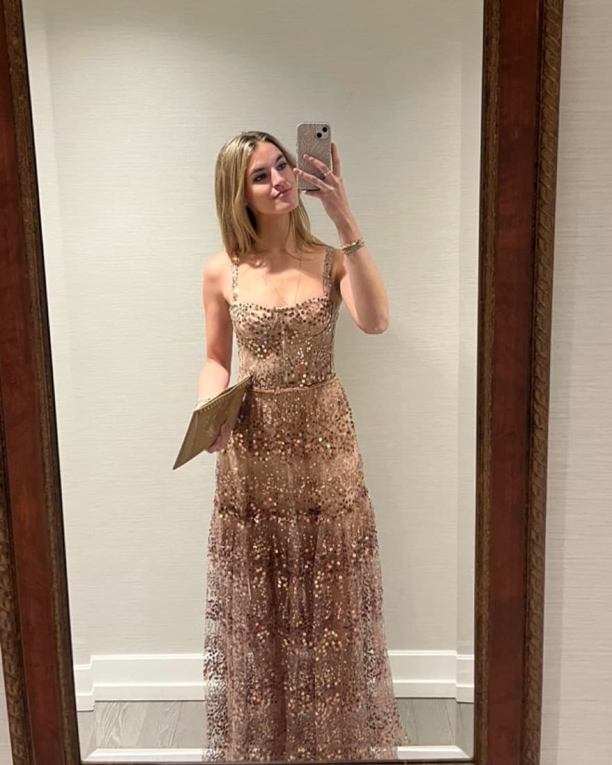 Gold/Beige Bronx & Banco dress - Image 3