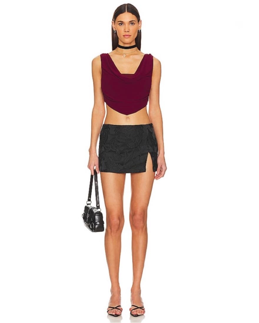 Black Mini Skirt - Image 3