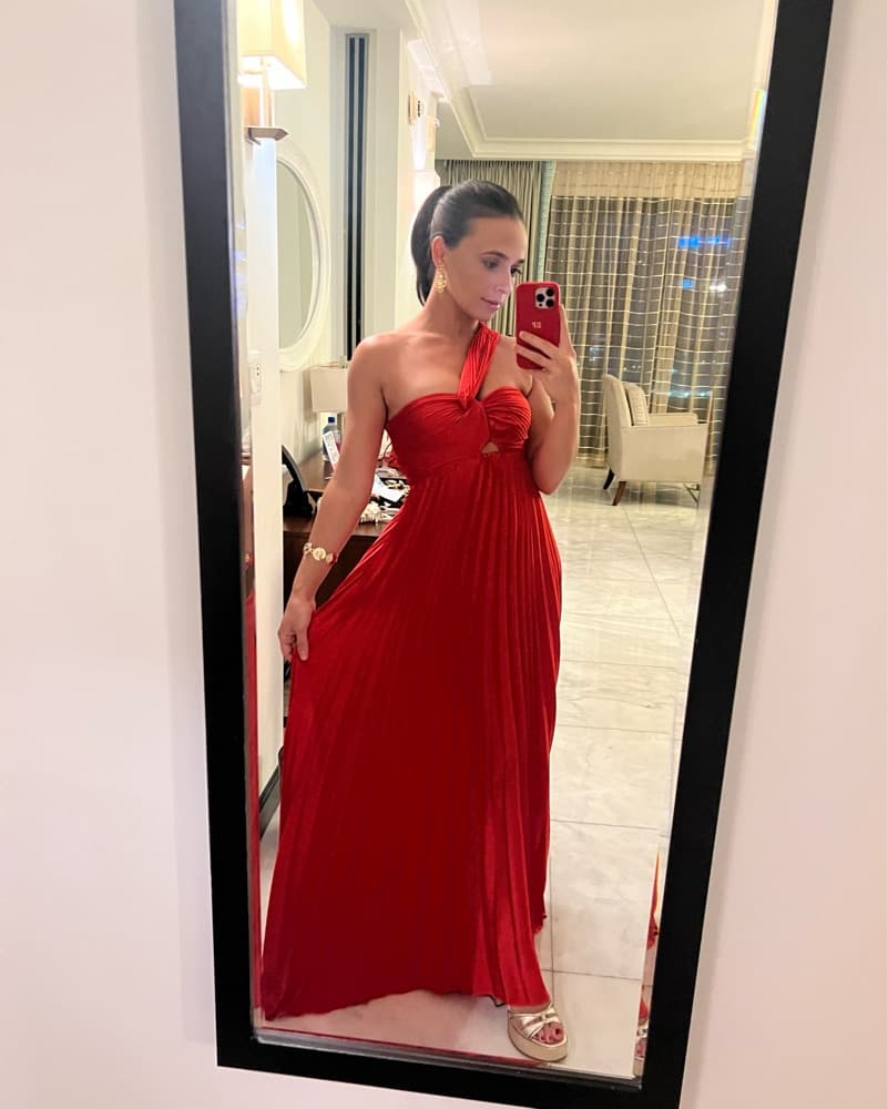 MANGO Red Gown - Image 1