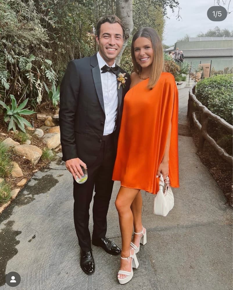 Orange Mini Dress - Image 1