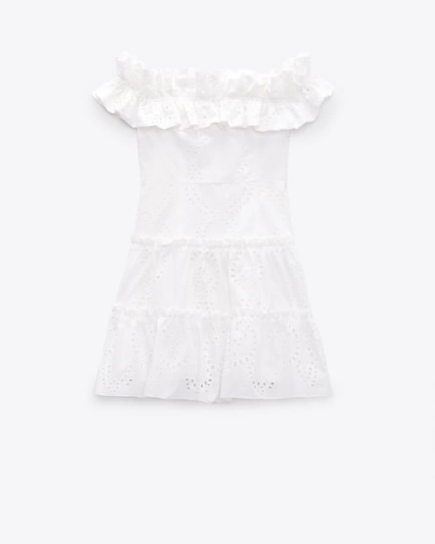  Eyelet Mini Dress - Image 2