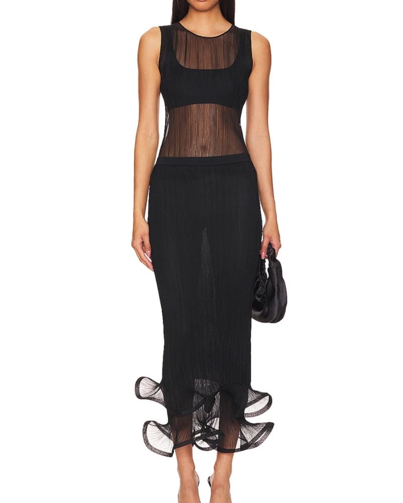 Simkhai Elegant Black Formal Set - Image 2
