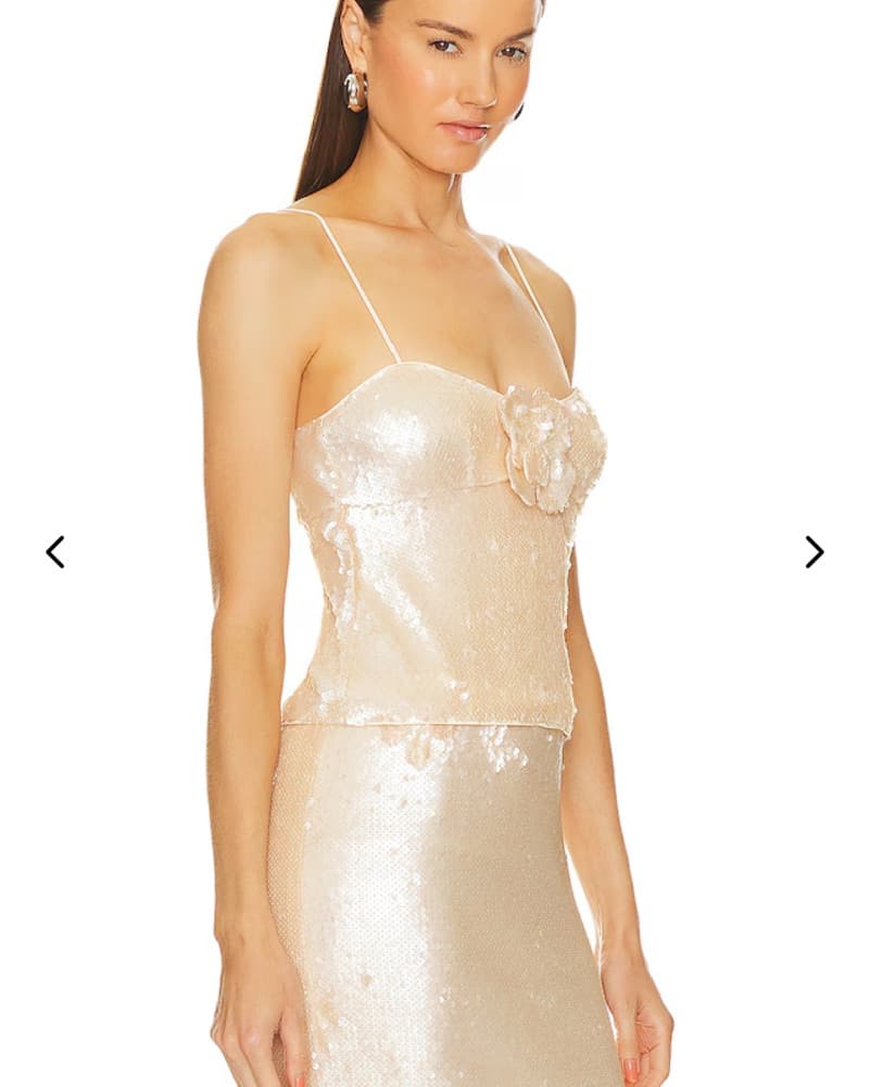 Lovers and Friends x Sequin Lilium Top - Image 2