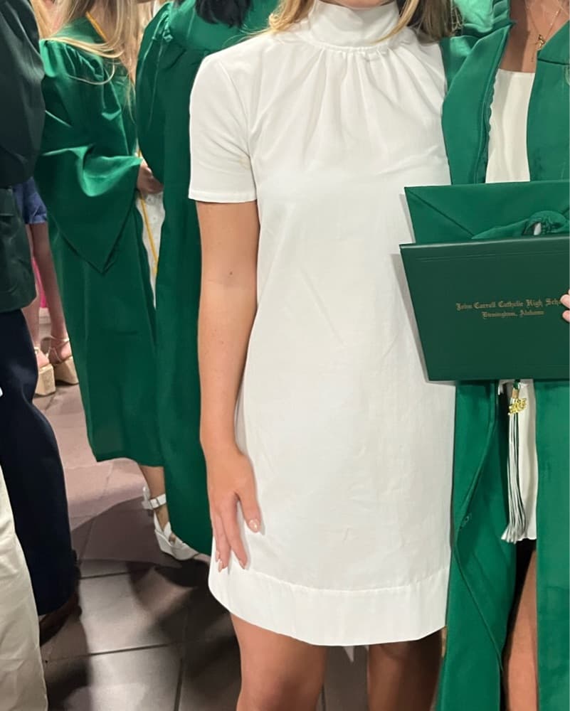 Staud Short White Dress - Image 1