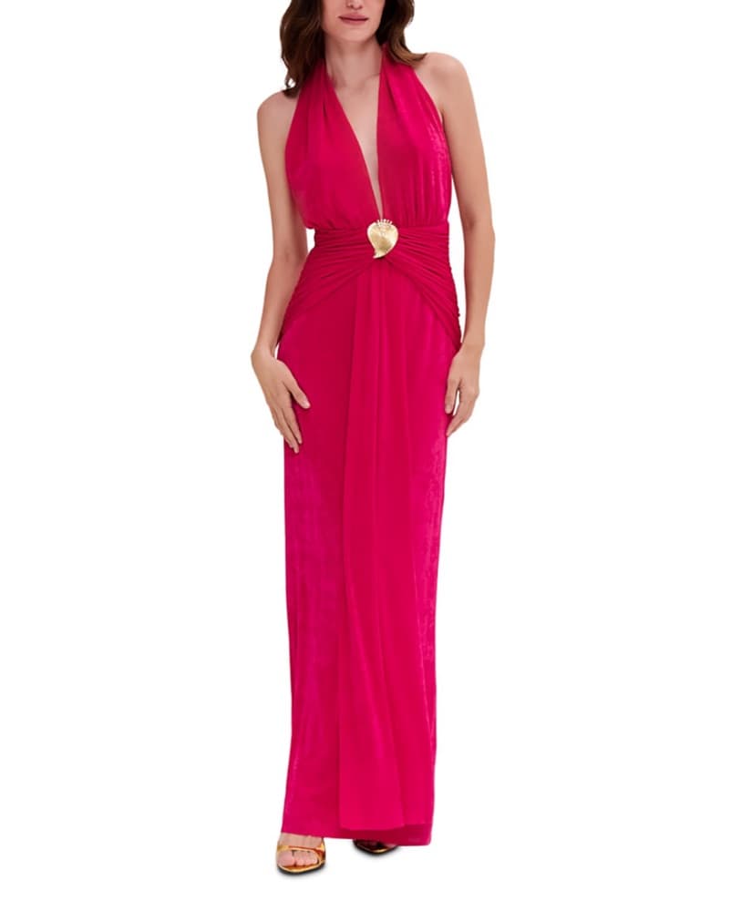 Pat Bo Radiant Jersey Halter Gown  - Image 3