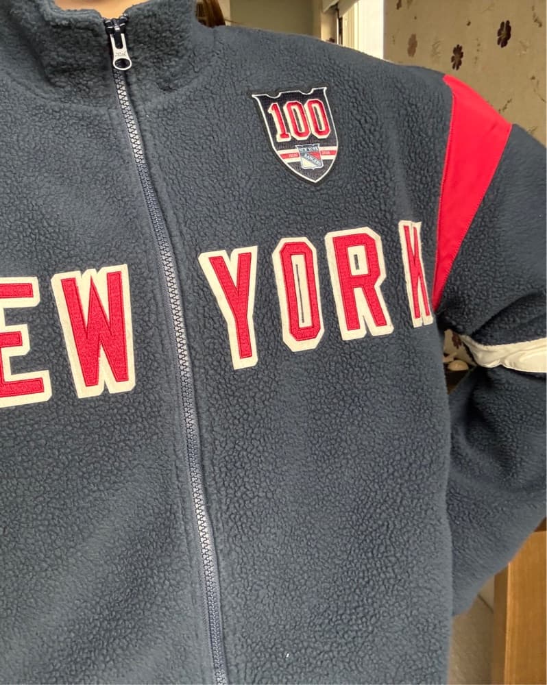 Kith X New York Rangers Sherpa Jacket - Image 3