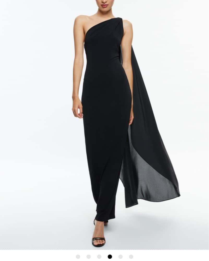 Alice And Olivia Anja One Shoulder Drape - Image 1