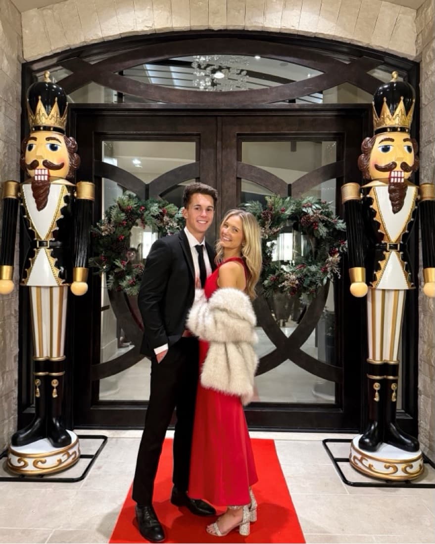 Red Satin Midi Dress - Image 3