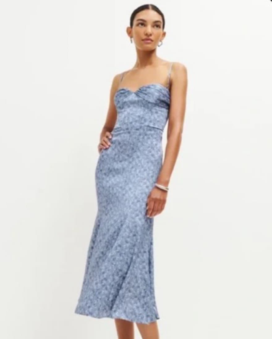 Reformation Satin Dress  - Image 1