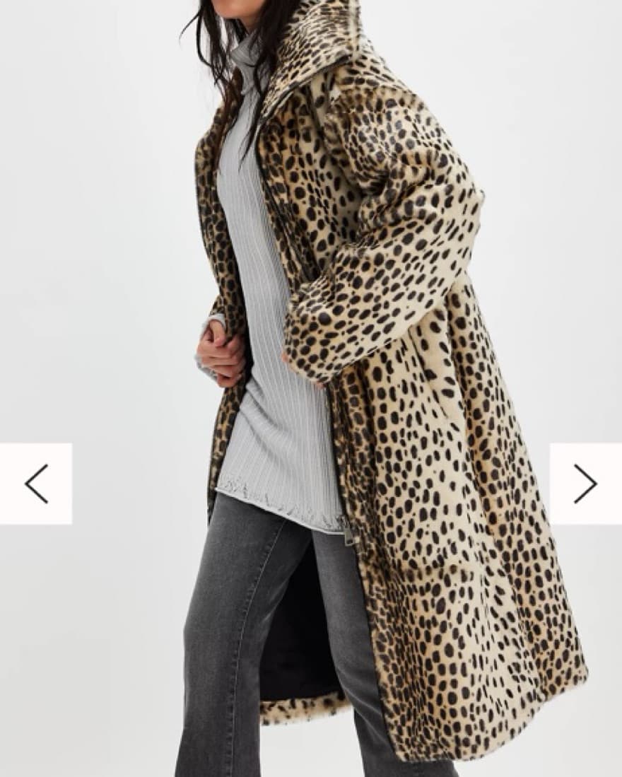 Lana Leopard Faux Fur Jacket - Image 4