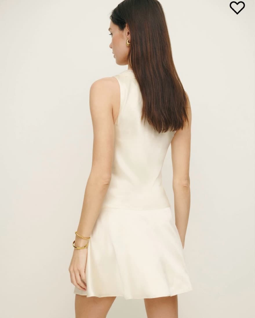 Reformation Belva Silk Dress - Image 4