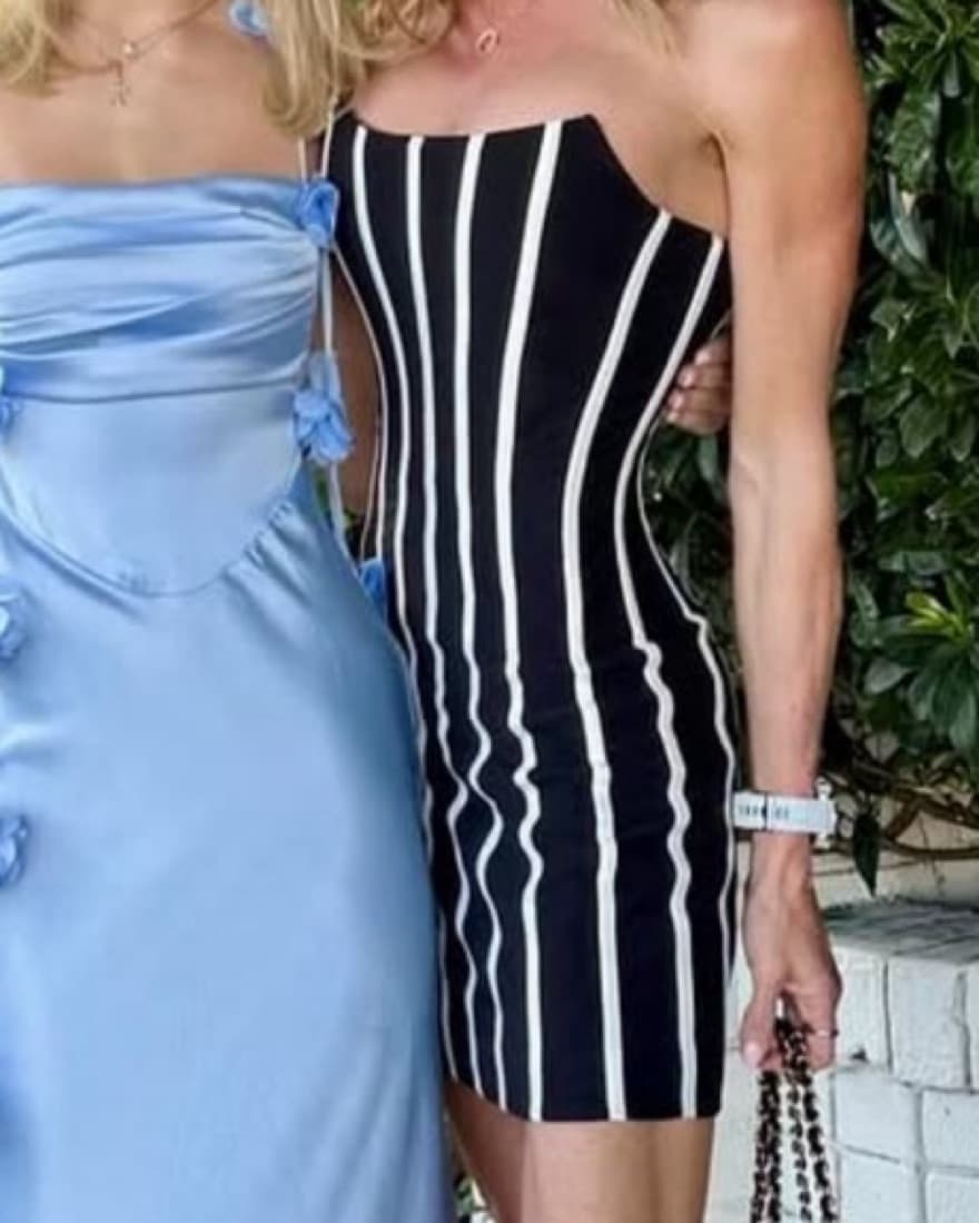Misha x Revolve Adena Striped Dress XS - Image 3