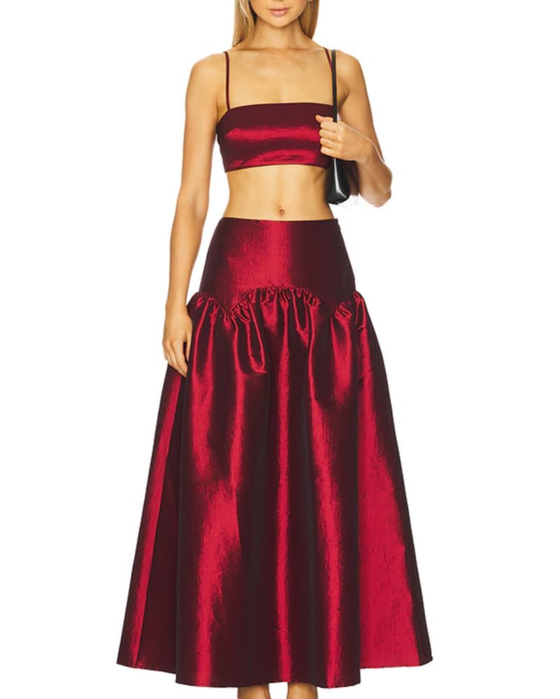 Red More To Come Skirt Set - Image 2