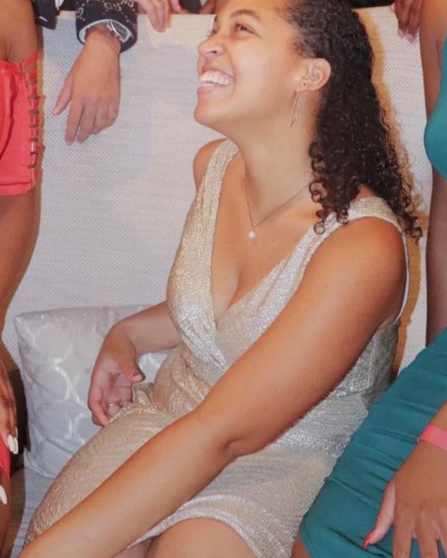Shimmery Metallic Ralph Lauren Dress - Image 2