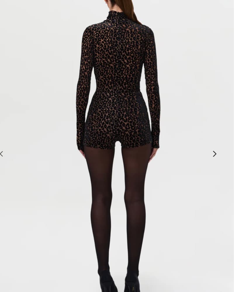 Naked Wardrobe Leopard Romper - Image 2