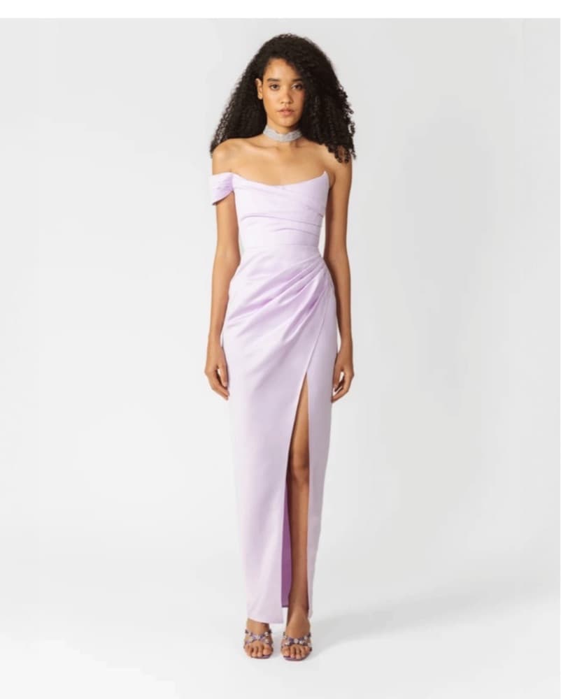 sau lee brandi gown lavender size 0 - Image 2