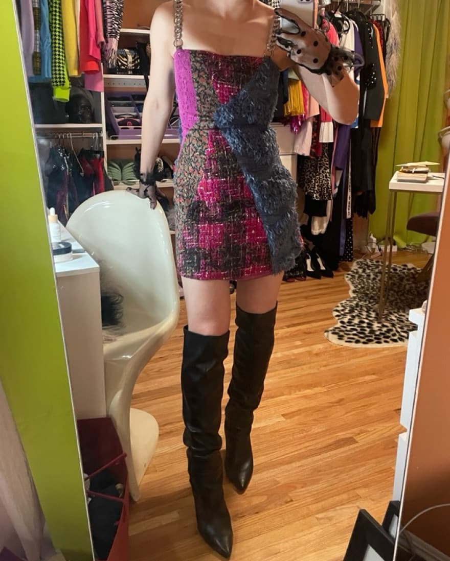 ANDERSSON BELL chain-strap minidress  - Image 3