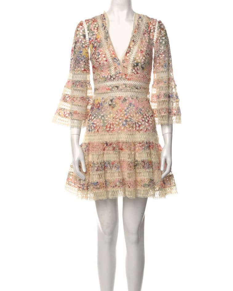 Zimmerman Floral Short Dress - Image 1