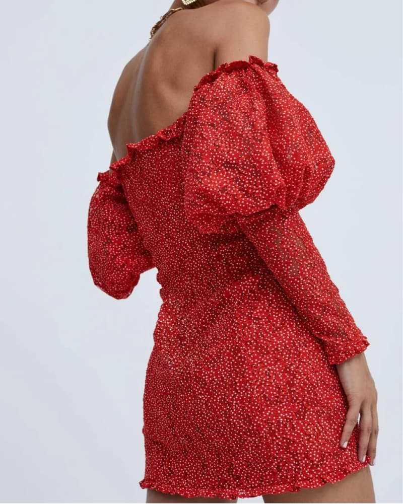 Valentines day Vibes Polka Dot Dress - Image 2