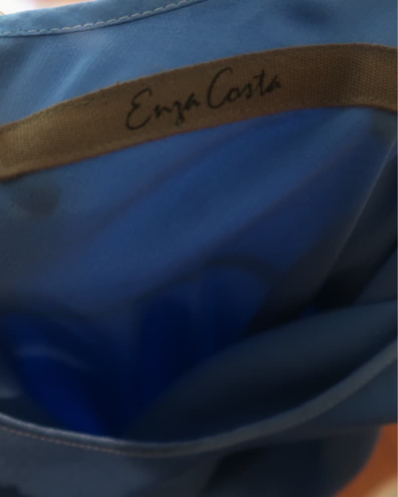 Silk Blue Dress - Image 3