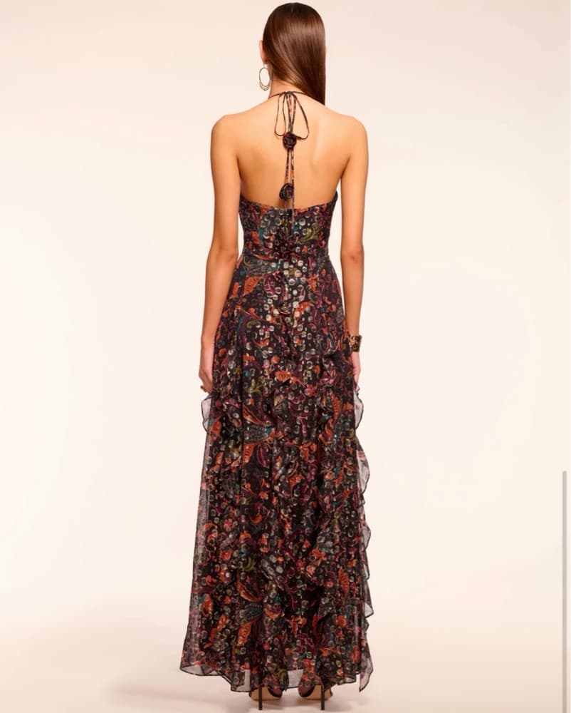 Idella Ruffle Halter Gown - Image 3