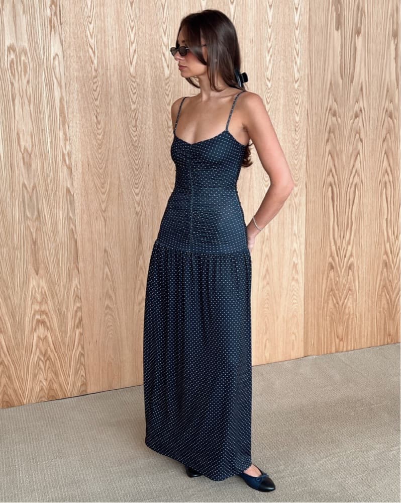 WeWoreWhat Ruched Front Scoop Maxi Dress - Image 1