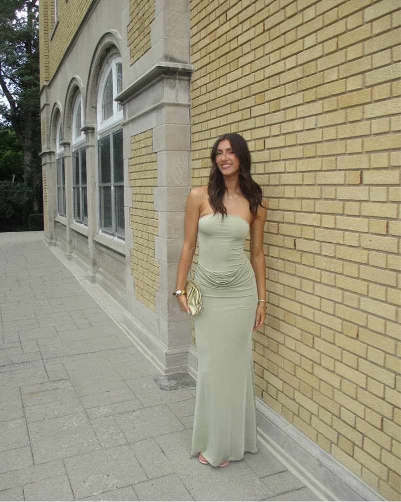 Meshki Sage Green Maxi Dress - Image 2